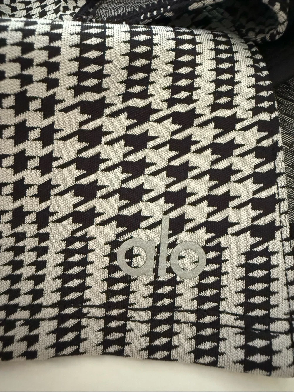 Alo glenplaid check tennis skirt.